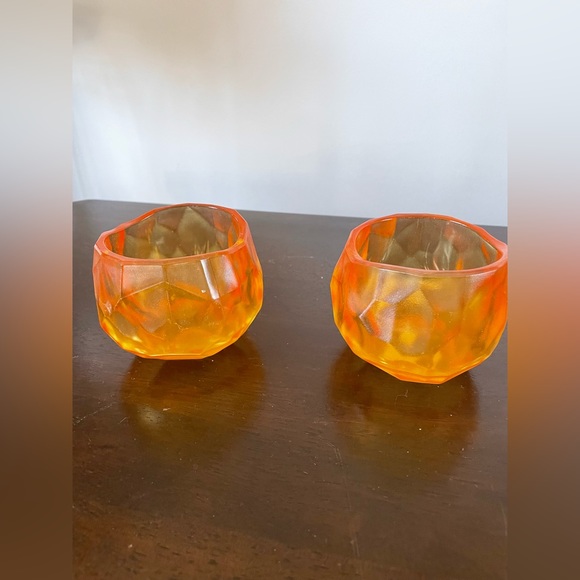 Set of Vintage Partylite Glass Candle Votives - Picture 2 of 8